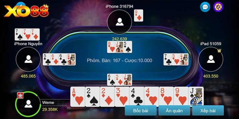 Quy tắc chơi Phỏm trực tuyến cụ thể